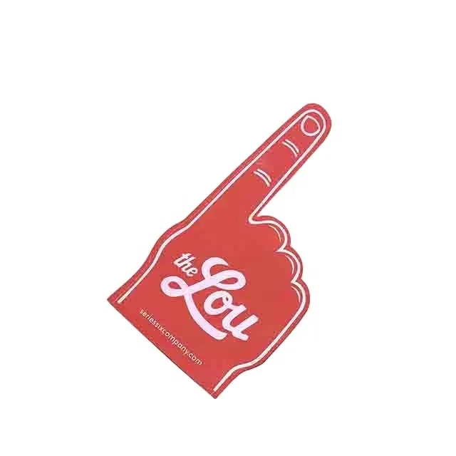 cheap promotional custom eva hand, sponge foam cheering hand, foam finger hand
