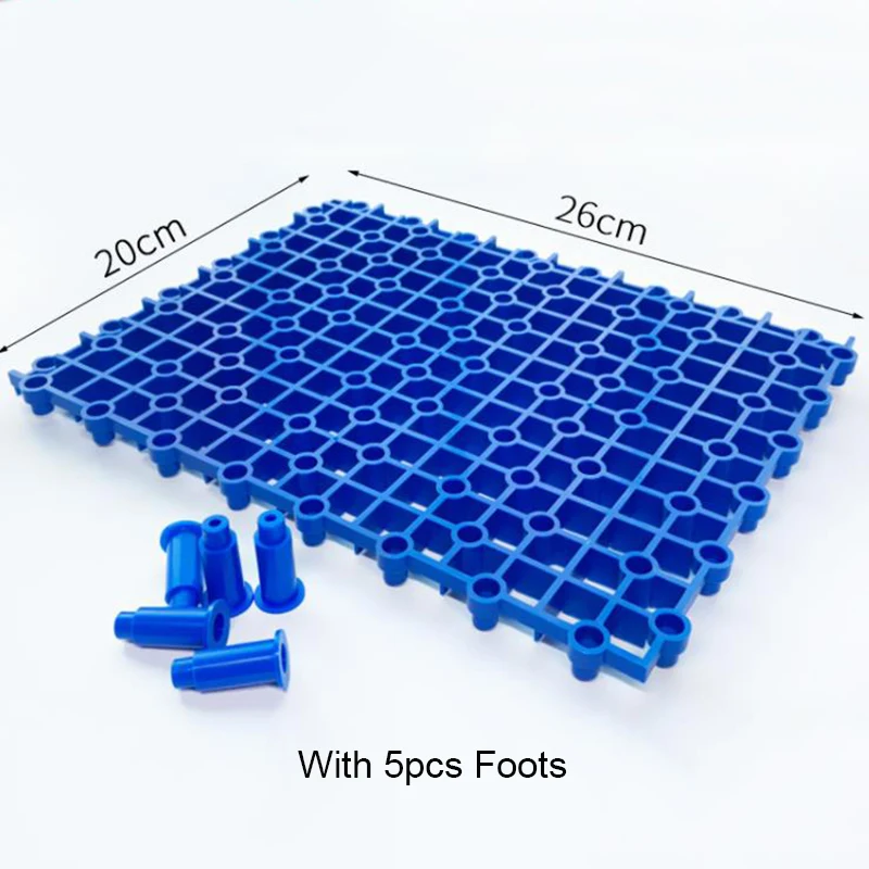 Griglie PVC Per Fondo Acquario - Set Da 20 Pannelli Divisori Neri Per Filtro Sottoghiaia - Foto 5