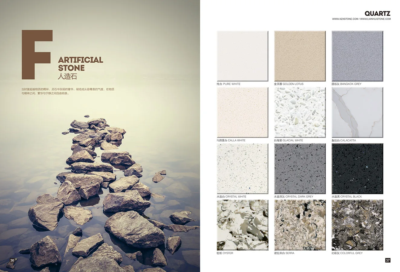 Factory Direct Sell Artificial Stone Countertops Quartz Countertops Wholesale Porcelain Polished Glazed Marble Look Slab Tile manufacture