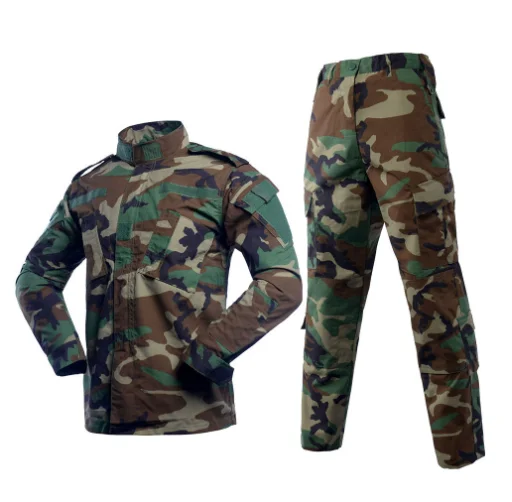 American Outdoor Safety Product Breathable Camouflage Tactical Training Suit with Long Sleeves and Wear Resistance