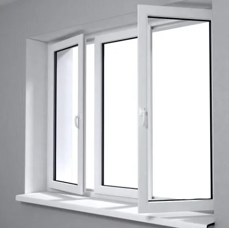 plastic glass vinyl french casement upvc pvc window