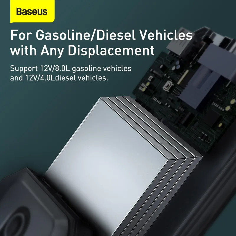 Baseus аварийное устройство высокой мощности 12 в 2000 а старт 20000 мАч пиковое сверхэнергетическое автомобильное пусковое