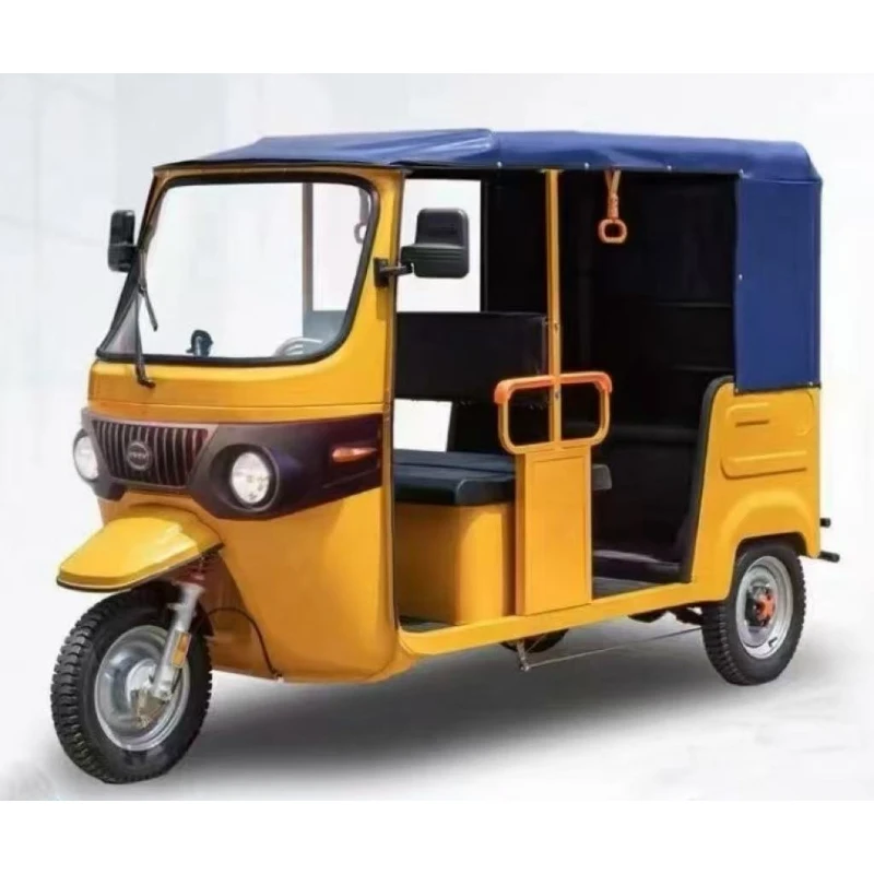 Hot Sale Bajaj TVS Tuk Tuk Electric Battery Wheel Auto E Rickshaw for  Adults Cheap Price Asia Market Passenger Transport