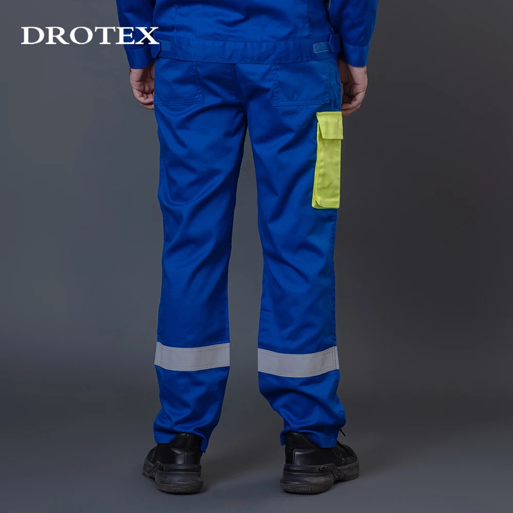 Logo Fire Fighting Industrial Royal Blue Safety Wear Nomex Fire