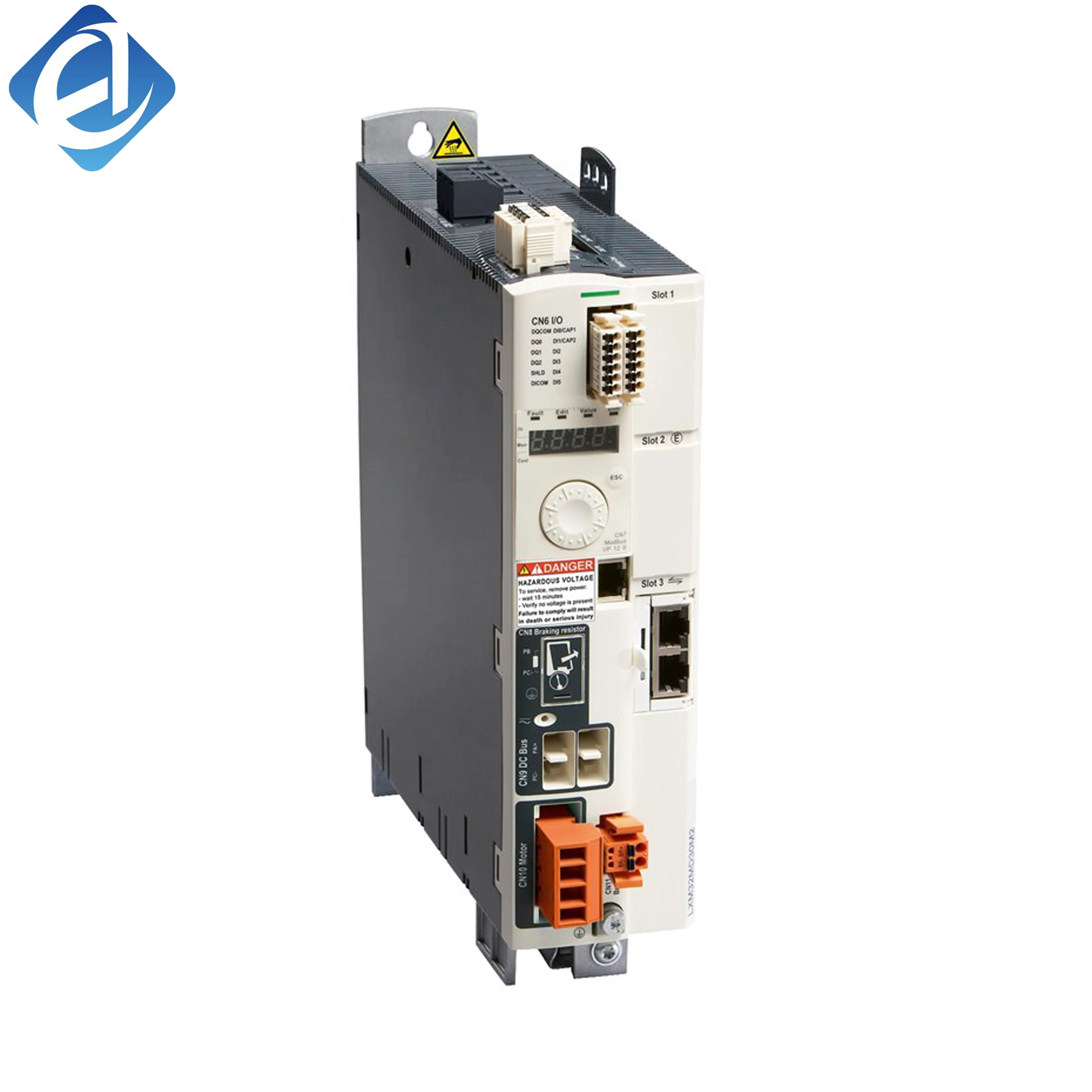 New Original LXM32MD72N4 Schneider Lexium 32 series servo drive unit. High-power servo controller for precise motion control, supporting high-speed response and stable torque output. It features multiple control modes