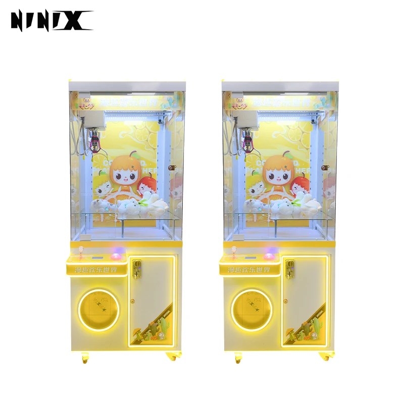 Arcade Cheap Vending Machine Amusement Park Yellow Claw Machine Selling Canadian Large Crane Snack Gift Doll Machine