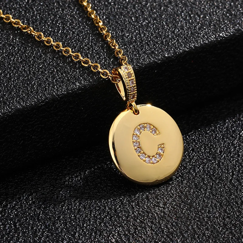 Initial Pendant Necklace