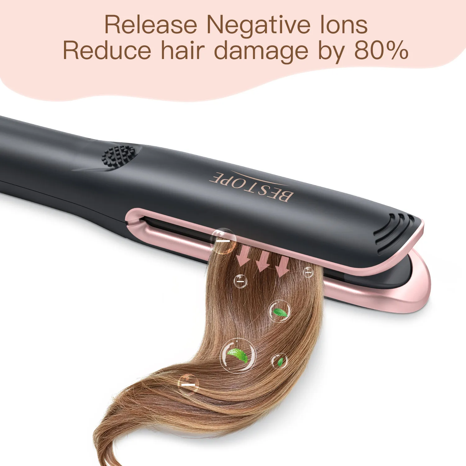 Bestope 2 in 1 hair straightener hotsell