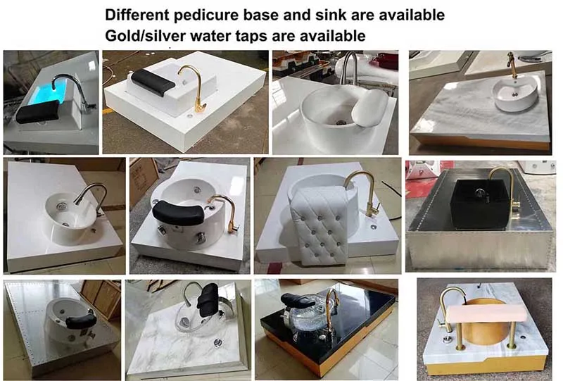 Beauty Salon Furniture Luxury Throne Chairs Foot Tub Bowl No Plumbing Used Spa Pedicure Chair Nail Salon Pedicure Jet