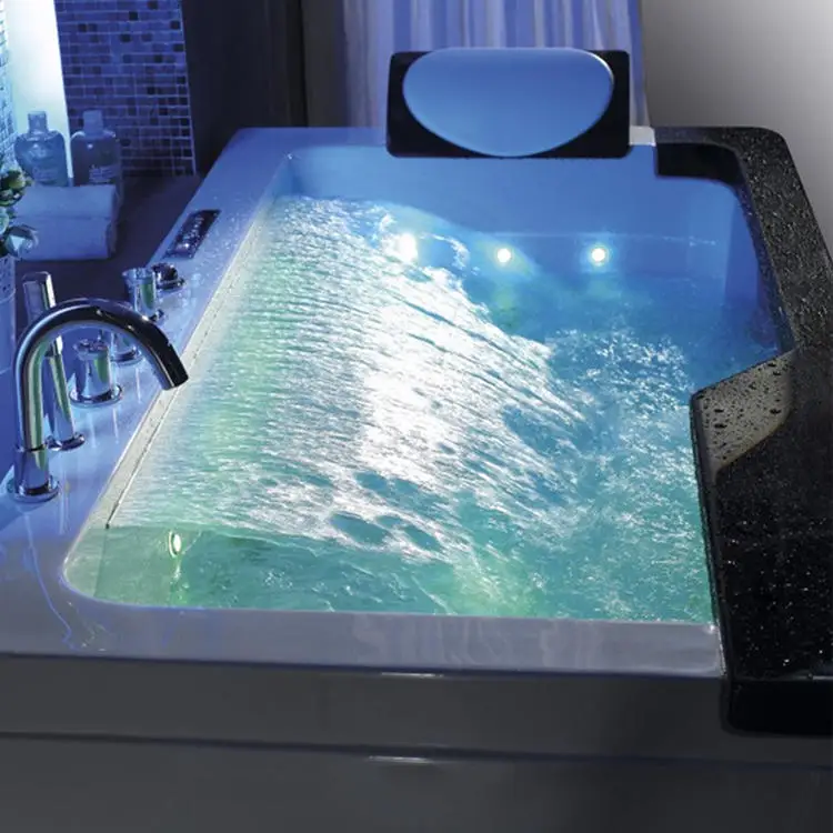 Highend Single Jacuzzi With Massage Waterfall Water Acrylic Spa