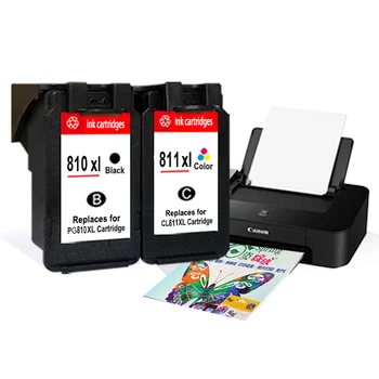 Best selling Hicor inkjet cartridge pg810 CL811 high margin profit products reset chip ink level 810 811 ink cartridge for Canon