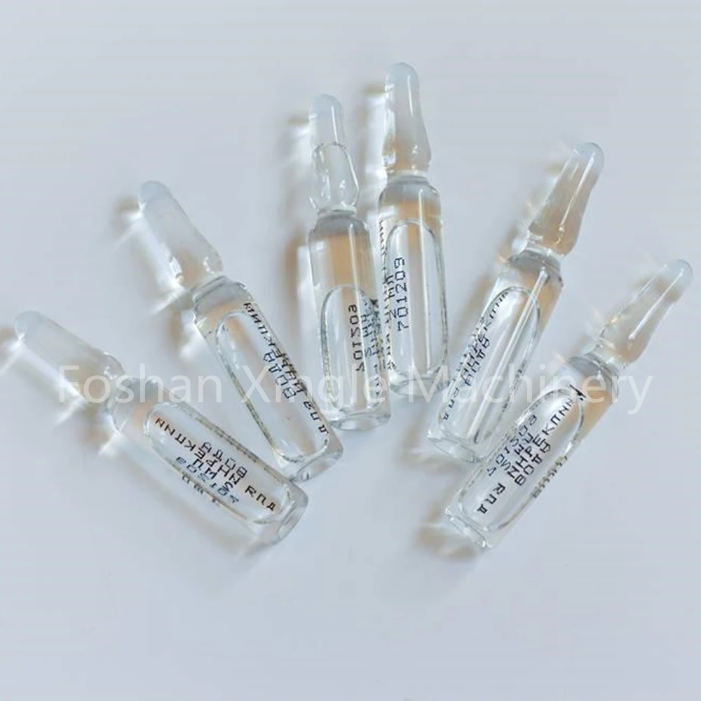 1-2 ml 2 Heads Ampule Liquid Filler Vial  Glass Ampoule Making Machine Small Perfume Ampoule Bottle Filling and Sealing Machine