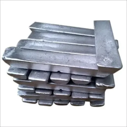 3# Environmentally Friendly 99.99% Zinc Alloy Zamak Ingot Casting Jewelry Raw Materials for Metal Jewelry Die-casting