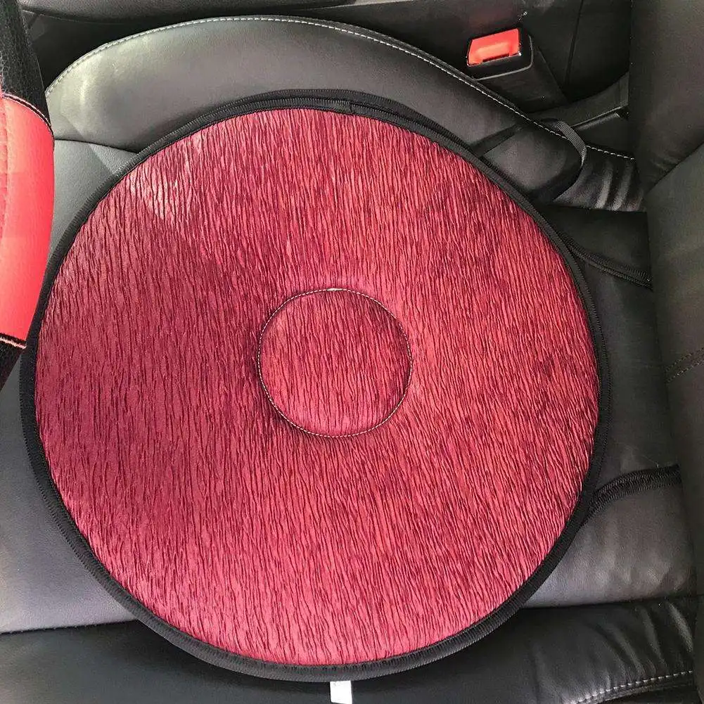 Portable Swivel Cushion 360 Degree Rotating Car Chair Seat Cushion Mobility Aid Chair Seat Revolving Cushion Memory Foam Mat