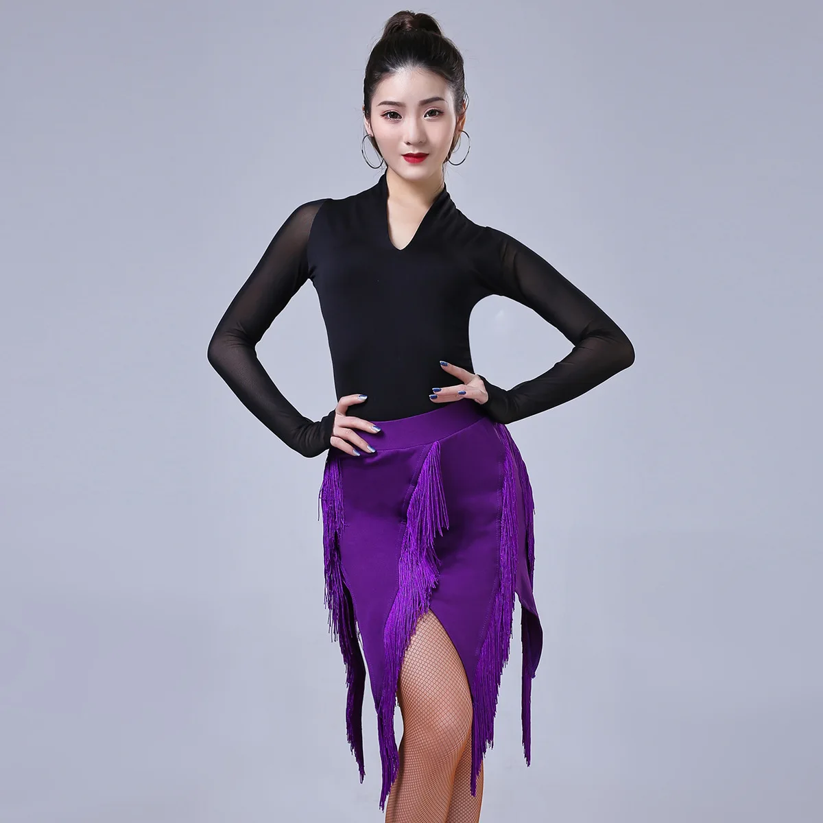 Square Dance Dress Performance Adult Female Fringe Skirt Latin Tilt Made Square Dance Dress Performance Adult Female Fringe Skirt Latin Tilt Made
