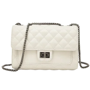 Customized metal logo large leather chain flip bag bag women's crossbody shoulder bag custom Handbags