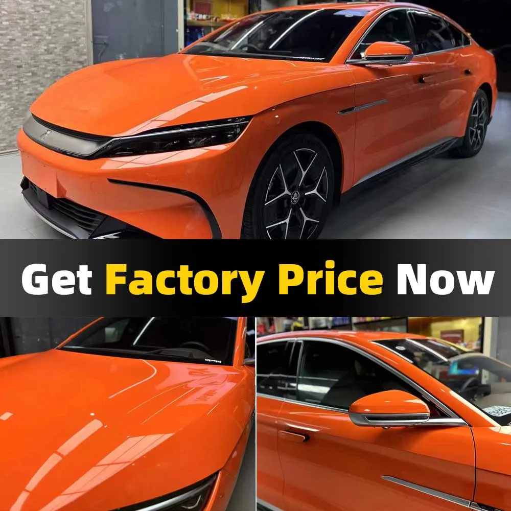 High Glossy Metallic Car Wrap Vinyl Sticker Pvc Chrome Wrapping Film