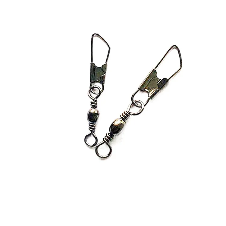 Rotating Clip Long Line Fly Swivel Snap Fishing Connector Wire Tackle Accessories Rolling Lock Hooked Heavy Duty Set Size Chart