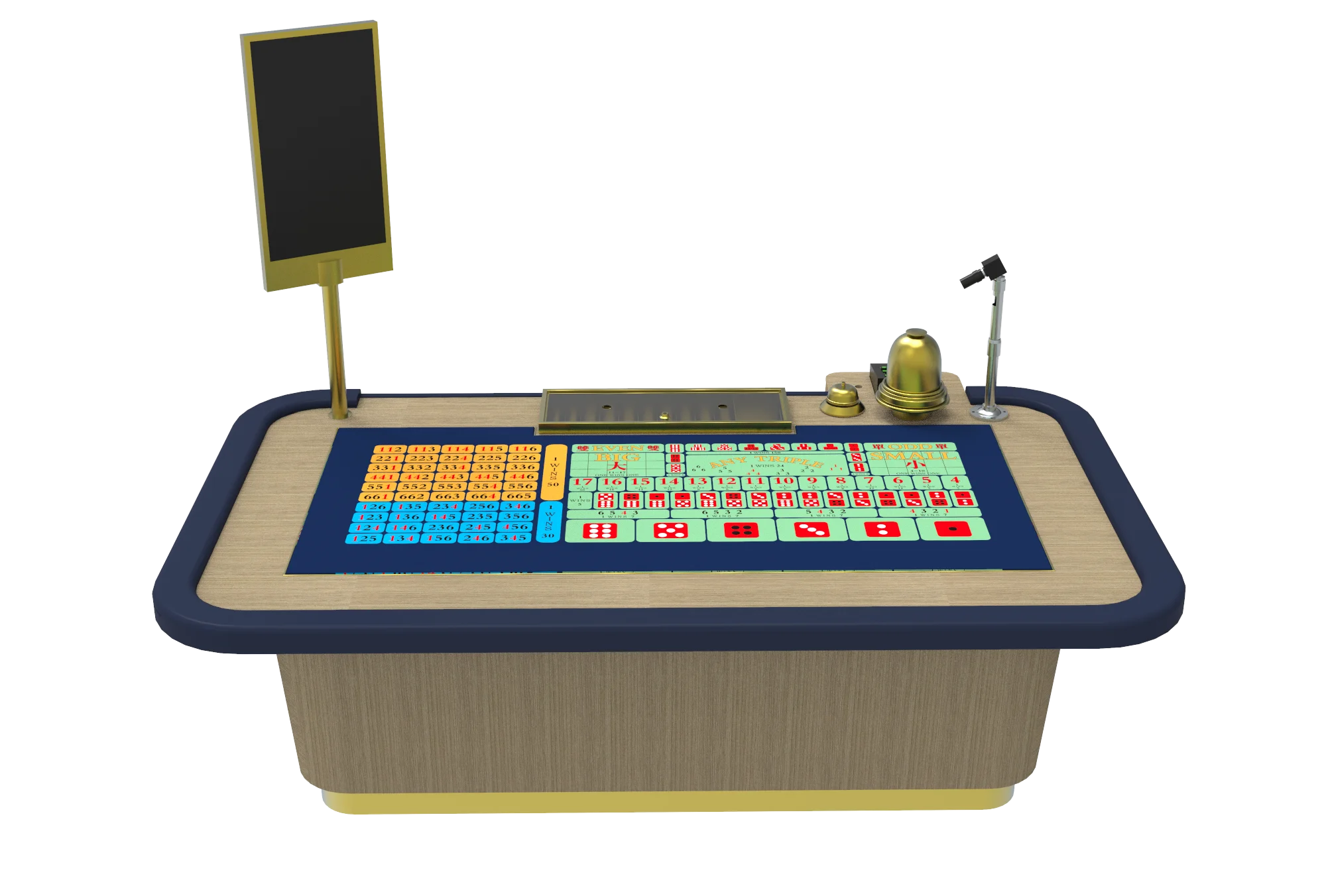 Новый высококачественный автоматический большой небольшой покерный стол Sic Bo для казино распродажа