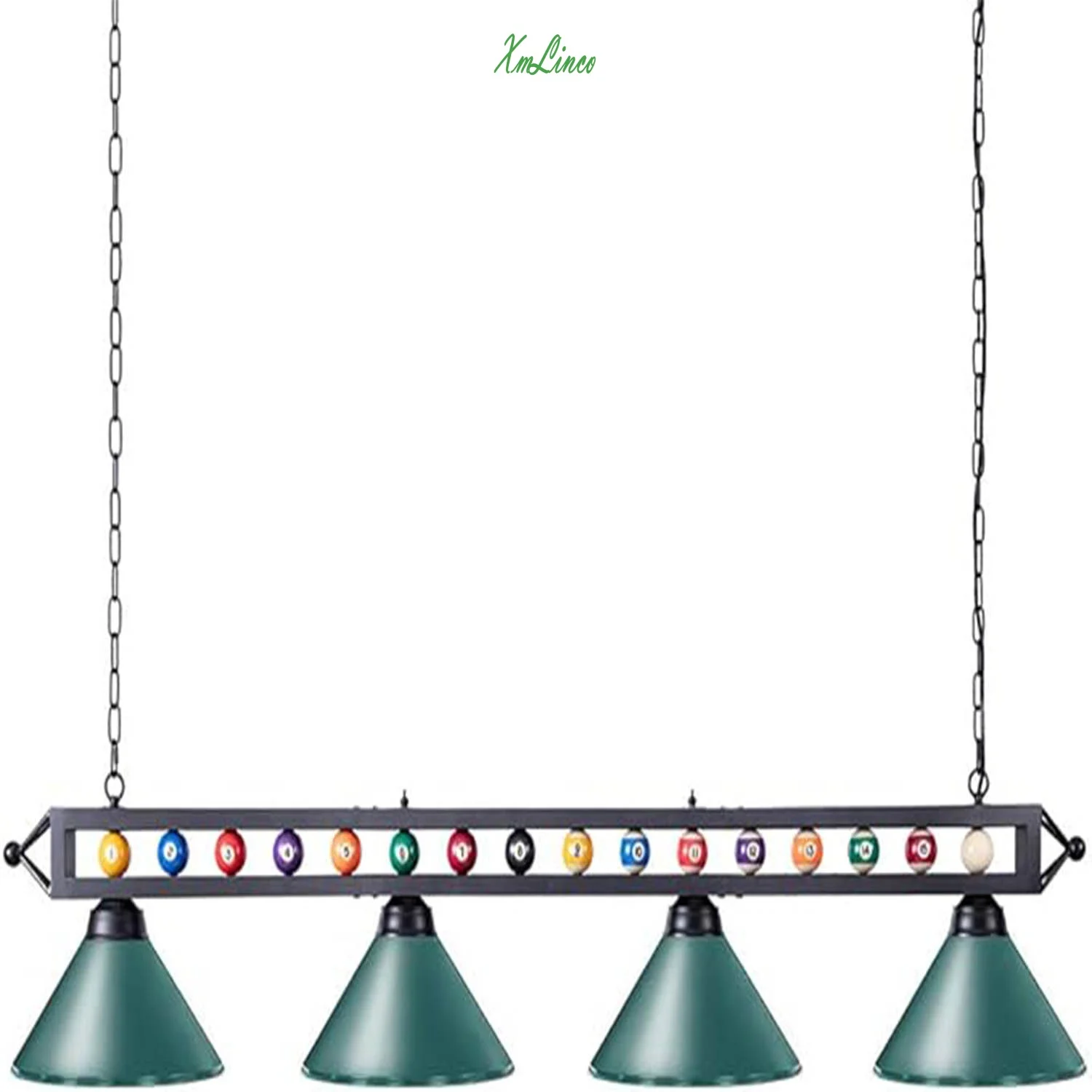 Xmlinco три красивых и практичных зеленых бильярдных настольных светильников высокого качества подходит для ежедневного использования