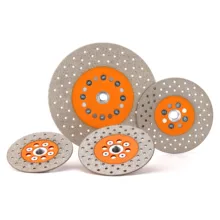 4in/4.5in/5in Vacuum Brazed Diamond Grinding Wheel Cut Off Wheel Abrasive Cutting Disc 5/8''-11 Flange For Angle Grinder