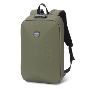 OMASKA Wholesale Teenagers School Mochilas Waterproof Men 17 Inch Nylon Laptop Backpack