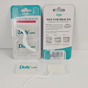 Daily Care Oral Protection Wax Blister Card Packing with Wax Knife 2 Boxes Packing Orthodontic Wax for Embrace