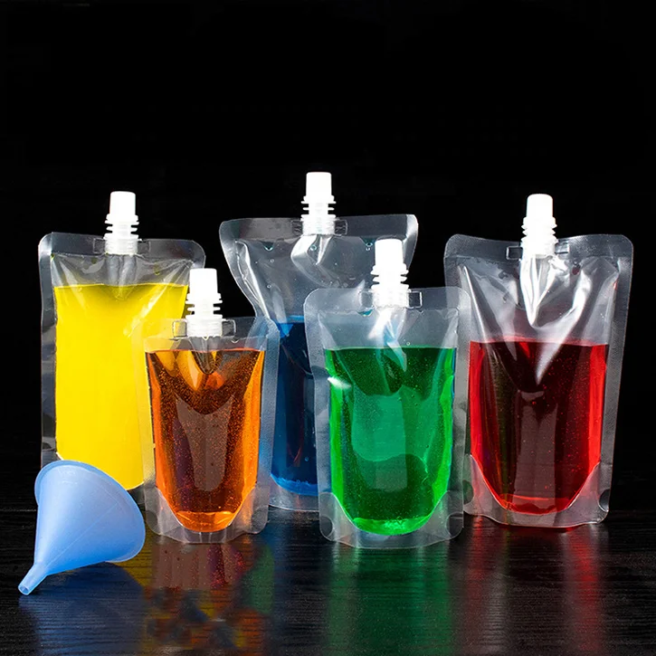 50ml 100ml 150ml Mango Flavour Juce Liquid Packaging Plastic Bags and Pouch Liquid Bag