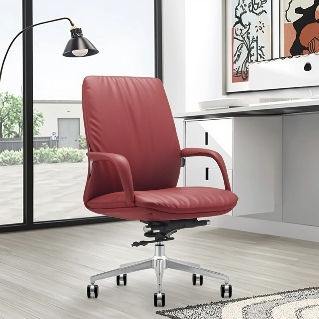 Professional Mid Back Office Chair Detachable Armrests Heavy Duty Base Corporate Upgrade 4