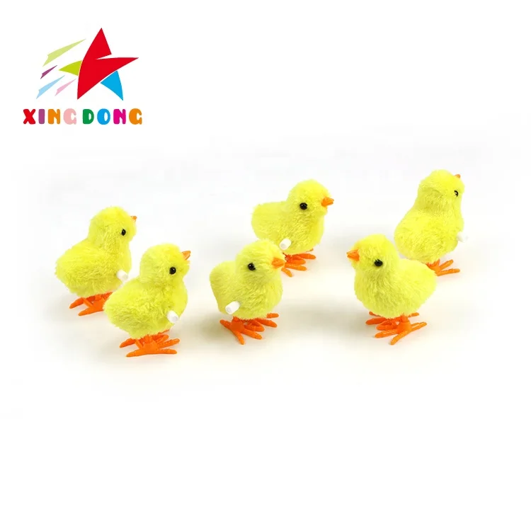 Plush Chick Toy Wind Up Plush Chicken  fluff toys cartoon wind up animal toys	kidshalloween toy promotion toys for kids