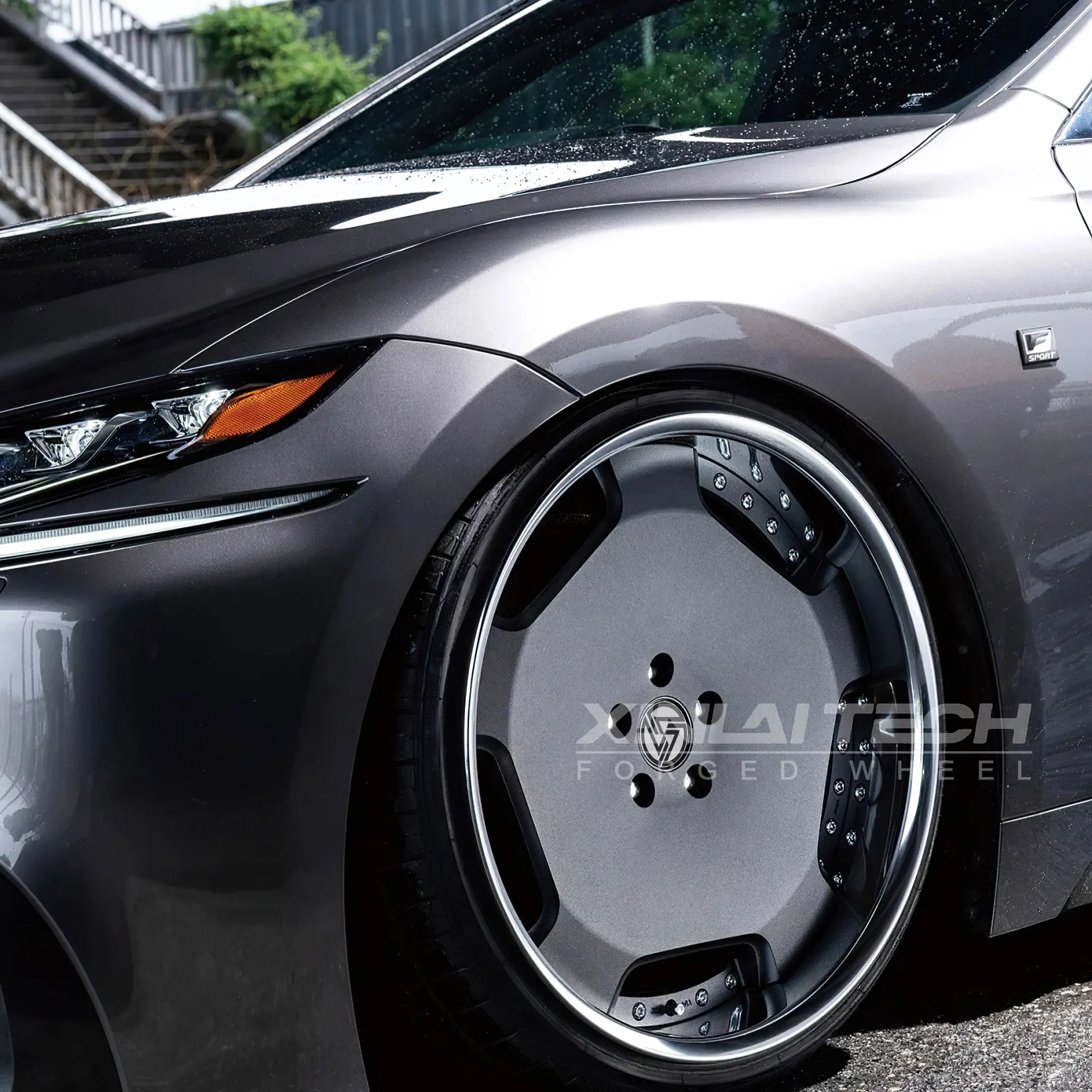 XL High Polished Custom 2 Piece Forged Wheels 5x112 5x114.3 5x120 Deep Dish Wheels 18 19 20 21 22 Inch Car Alloy Rims - Image 3