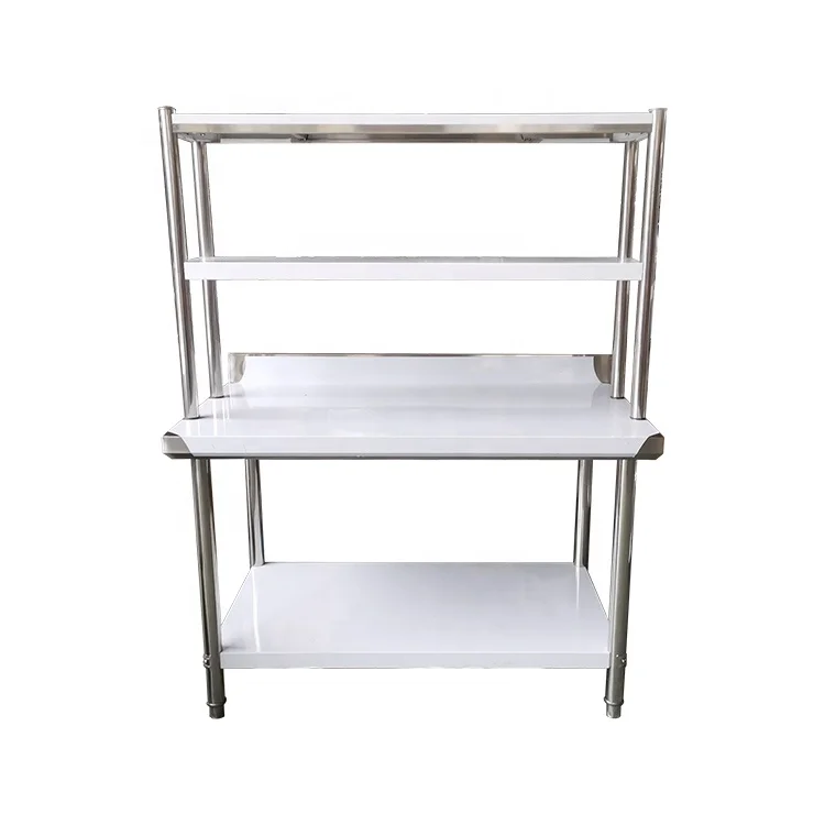 High Sales Commercial Work Table Over Table Shelf Stainless Steel Bench Shelf