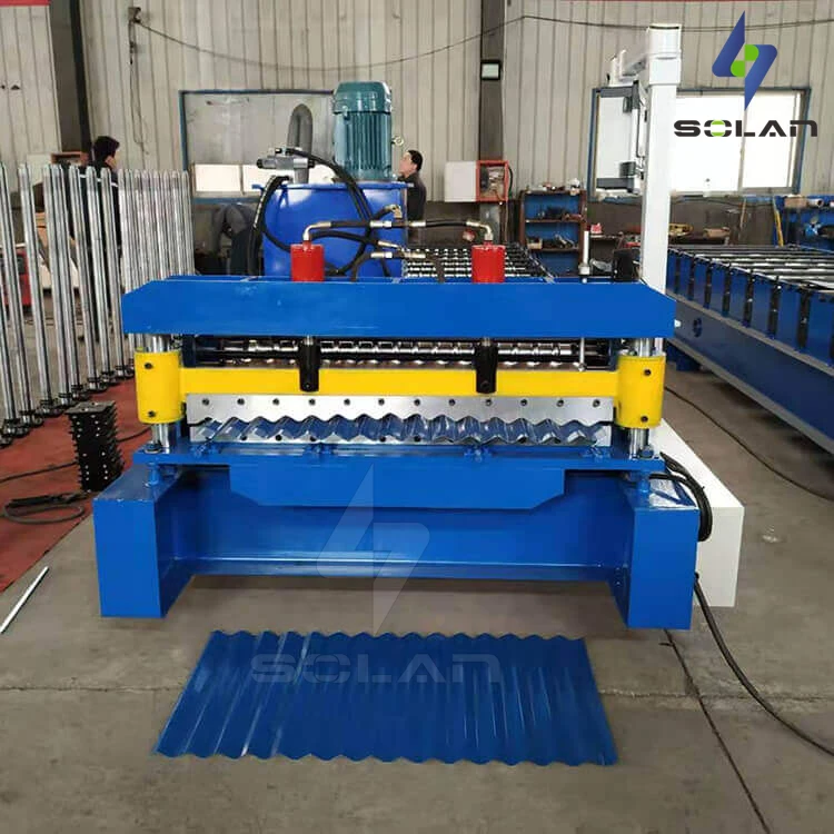 China Making High Quality And Best Price Corrugated Steel Roofing Sheet Making Machine For Building Material Machinery