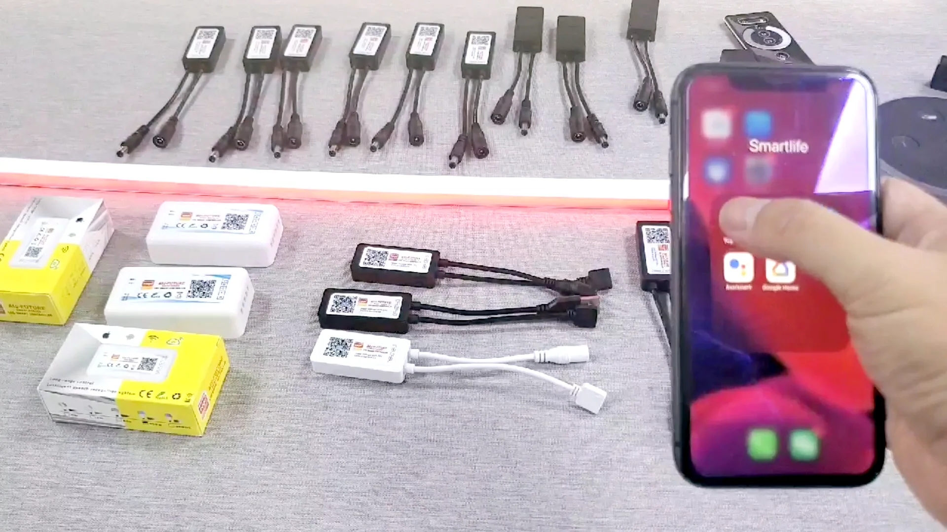 Tuya Led Dimmer Mini Esp32s 524v 144w Usb 5050 Rgb Rgbw Strips Light