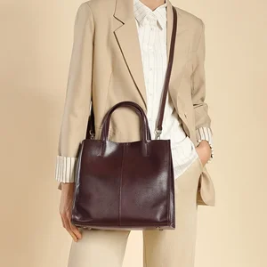 2026 Retro Style Genuine Leather Women's Handbags Crossbody Designer Bags Luxury Side Bags for Ladies Shoulder Messenger Bags