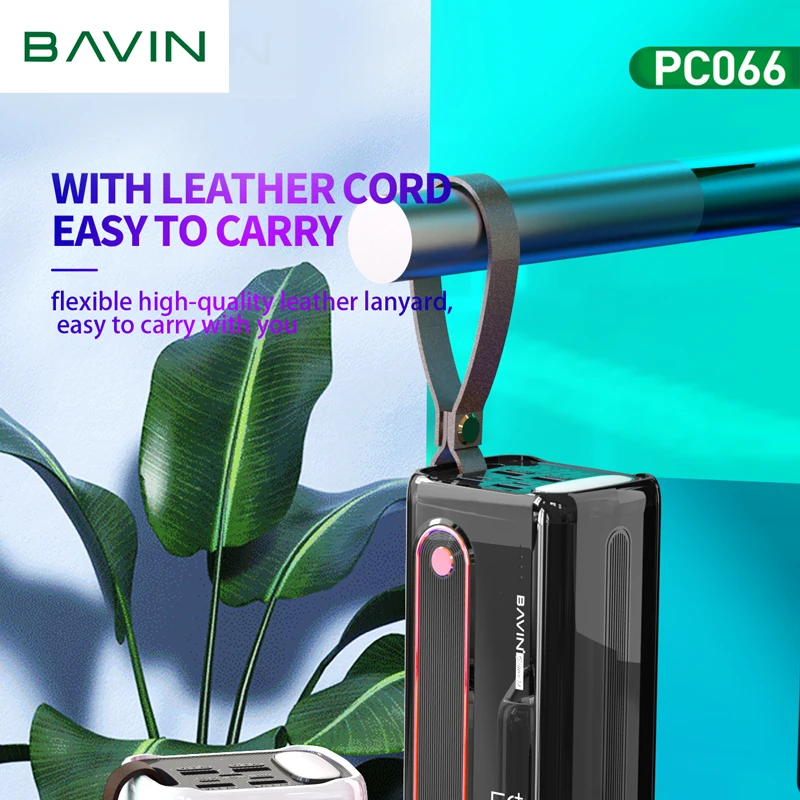 Bavin PC066 Power Bank 50000mAh Large Battery Capacity Power Bank Multiple  Input And Output w/ Built-in Flashlight Full Charge Can Last Up To1week For  Tablet Cell Phones Digi Cams And Gaming price