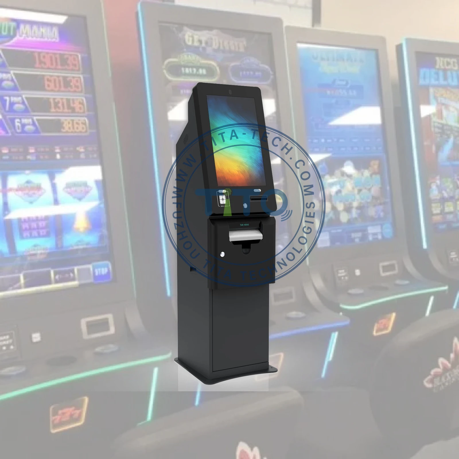 Ticket in Cash Out Redemption Terminal for Banilla JK Lab Skill Game Cabinet Amusement Firelink Skill Game ATM Kiosk