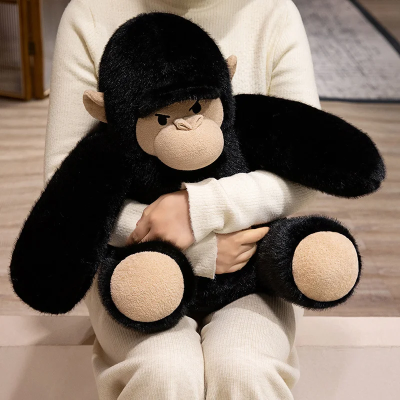 stuffed animal　ぬいぐるみ　ゴリラ　16cm　ブラック　BK Amazon.co.jp: YABINA TOYS 可愛いゴリラの縫いぐるみ リアル