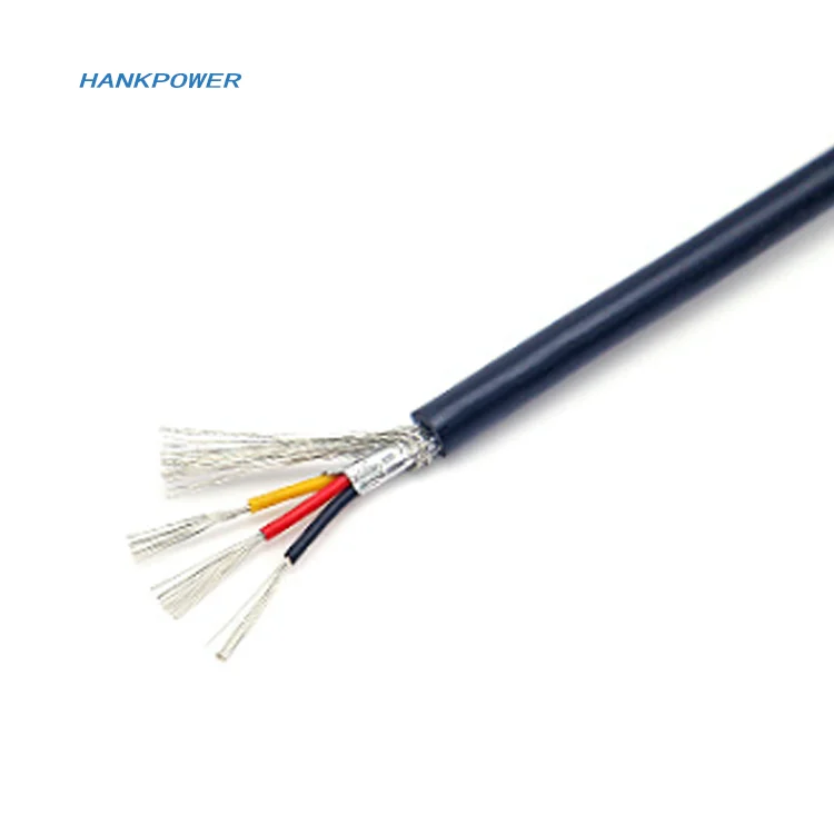 18 Awg 3 Core Shielded Wire - Braided Aluminum Foil, Oem