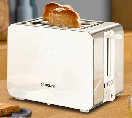 SUS Toaster Easy to Use with Removable Crumb Tray 1 Slice Toaster