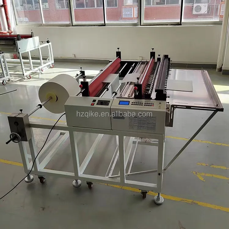Qk1000mm Fully Automatic Mat Cutting Machine Paper Roll To Sheet