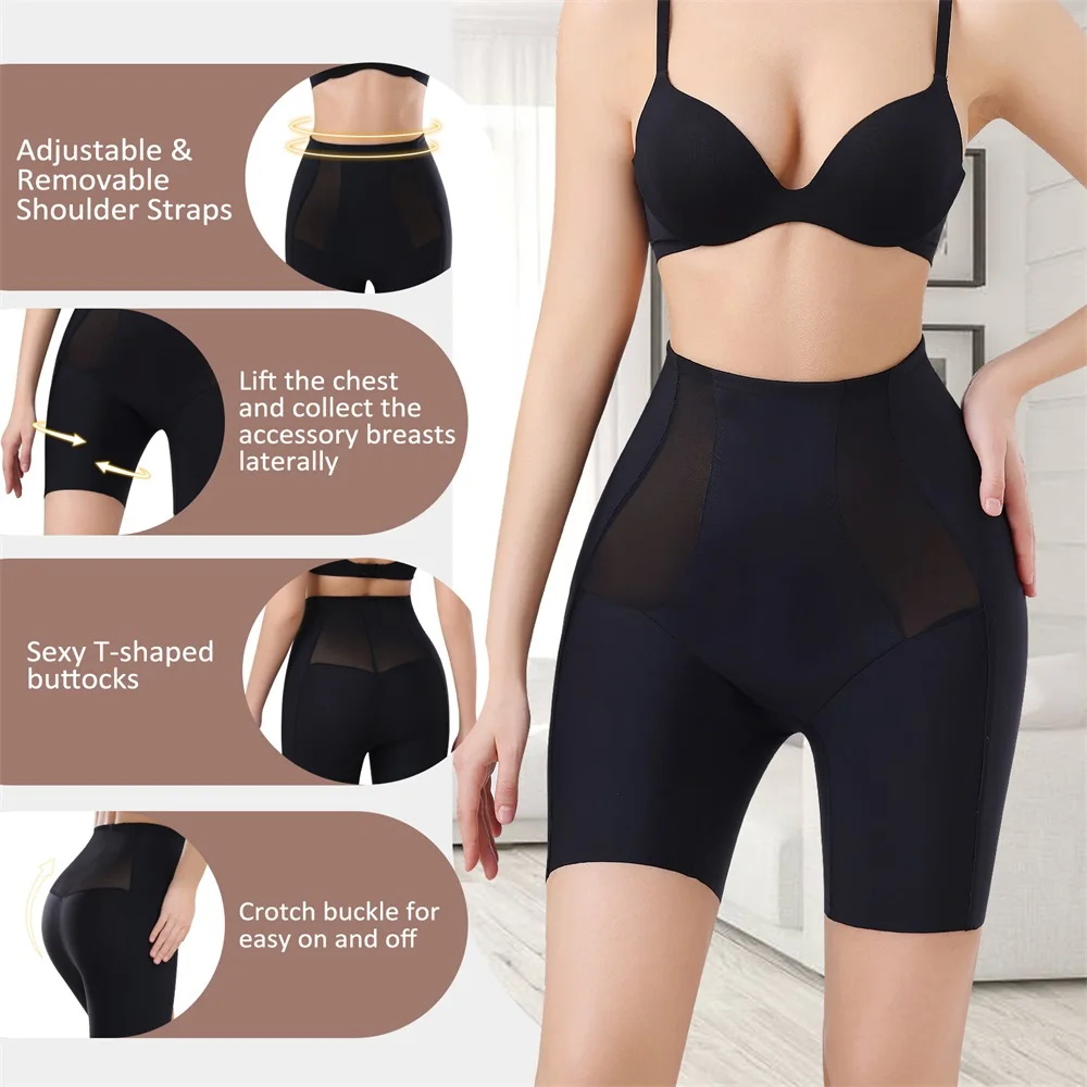 Wholesale Seamless Gym Women Panties Tummy Control Bodysuit Underwear Waist Trainer Shapewear Shaper manufacture