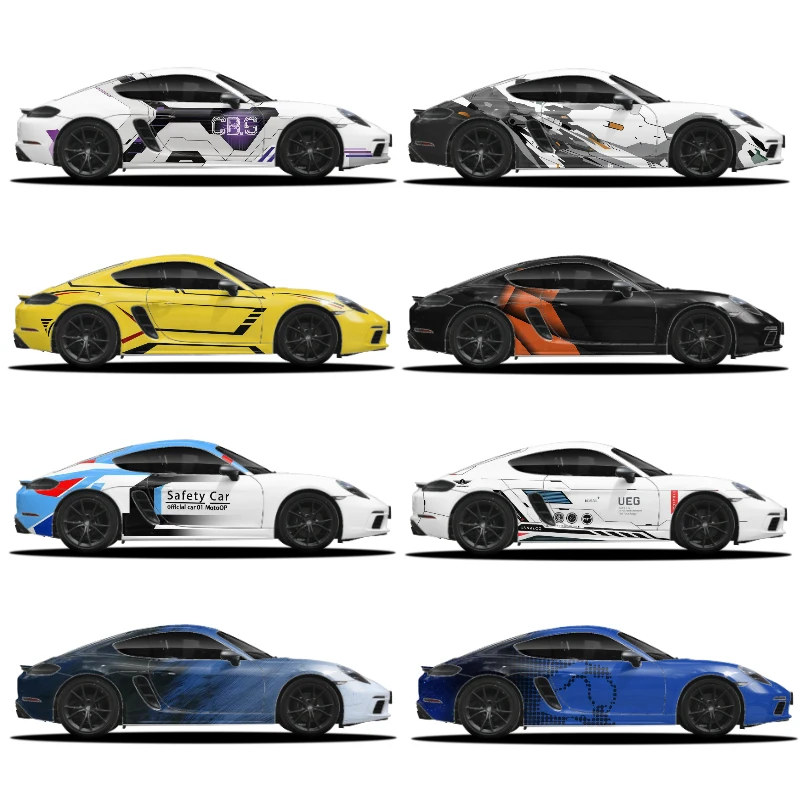 Customize Logo Car Sticker Personalize Design Digital Printing Vinyl Decorative Sticker for Vehicle Wrap