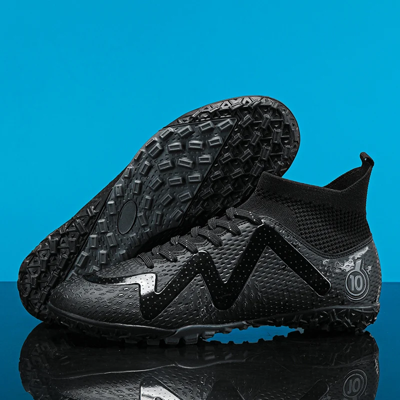 Factory Price Soccer Field Boot Waterproof Breathable Football Shoes  High Ankle Men's Cleats Future Soccer Boots 11