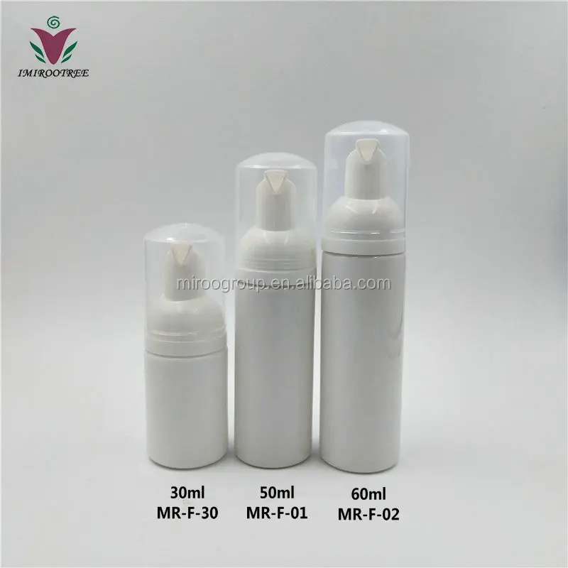 10 Foam Bottles with Your Logo 30ml / Black / White - Empty Foam Bottles - Foam Pump Bottle