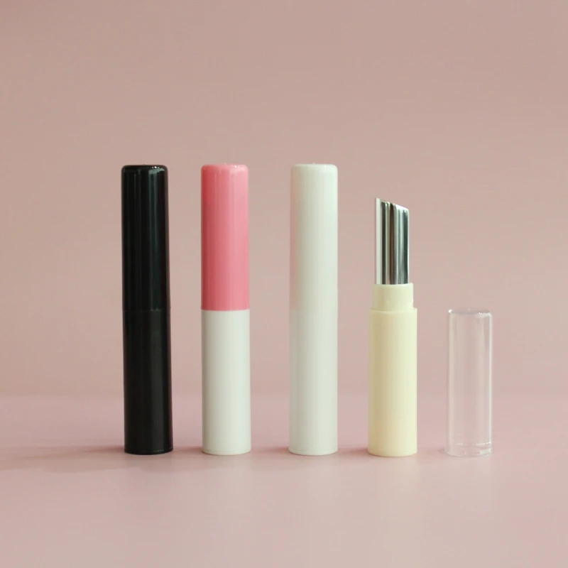 High quality aluminum packaging tubes cosmetic slim lipstick tube screen printing lip balm tubes with customized logo