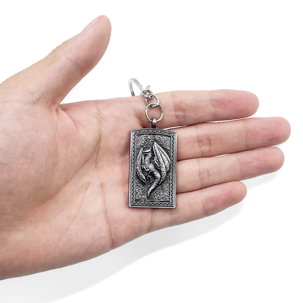 Game Elden Ring Keychain Dragoncrest Greatshield Talisman Pendant Keychain