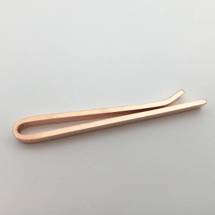 Wholesale China manufacturer stainless steel rose gold tie clip for men