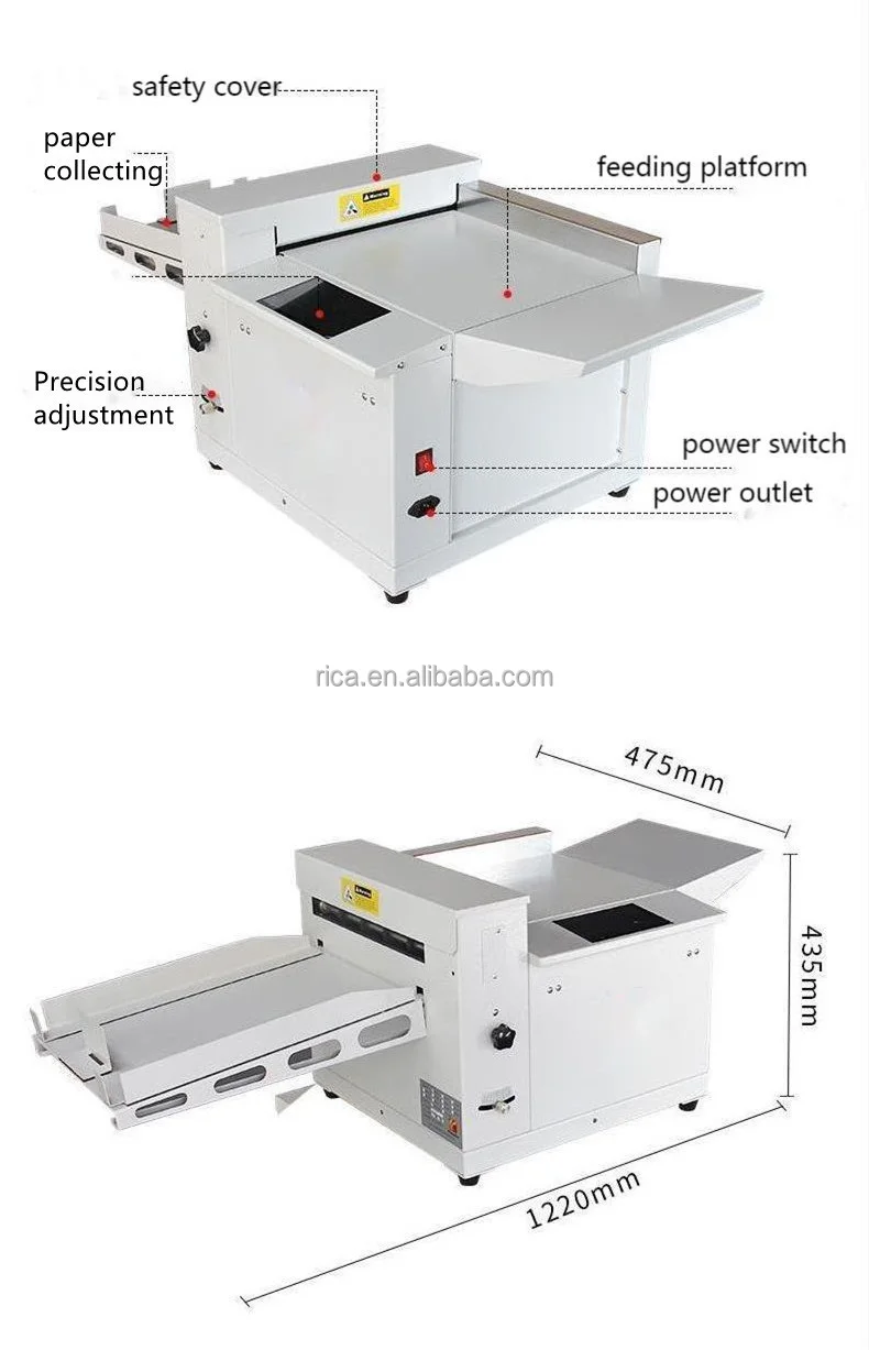 Paper Book Making Machine Fast Speed Book Making Machine Perforation Machine Paper Creasing and ...