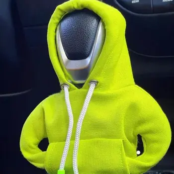 Top Quality Multi-Color Christmas Cloth Shape Car Gear Shift Cover Knob Hoodie Decoration Cover for Universal Auto